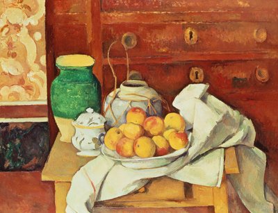 Still Life with a Chest of Drawers by Paul Cézanne